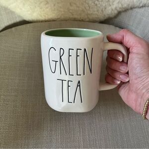 Rae Dunn GREEN TEA Mug - Ceramic - 16oz